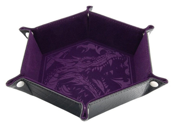 Dice tray - Tray Dragon Skin - Fialová