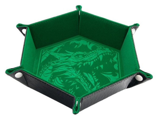 Dice tray - Tray Dragon Skin - Zelené