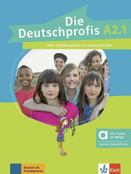 Die Deutschprofis A2.1 – Hybride Ausgabe – Kurs./Übungsbuch + MP3/Clips allango.net + Lizenz (24 Monate)