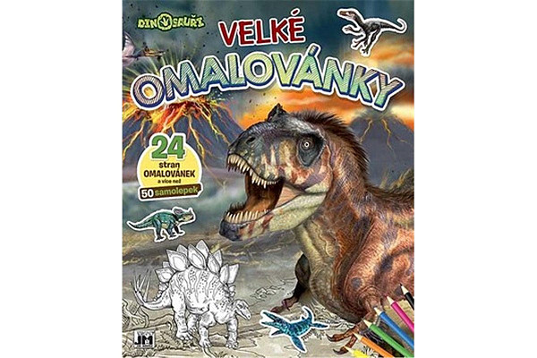 Dinosauři - Velké omalovánky