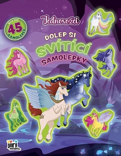 Dolep si svítící samolepky Jednorožci