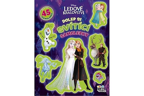 Dolep si svítící samolepky Ledové království