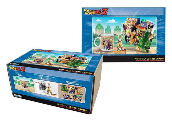 Dragon Ball Dárkový set (hrnke, akrylová figurka a pohledy)