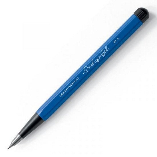 Drehgriffel Nr. 2 Royal Blue/Black Bauhaus Edition Mechanical pencil