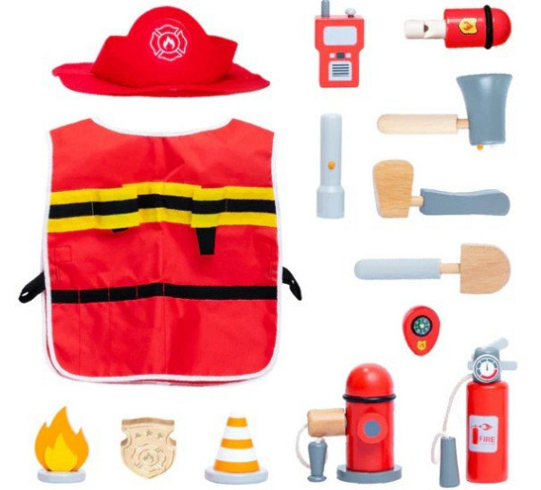 Dřevěná hasičská sada