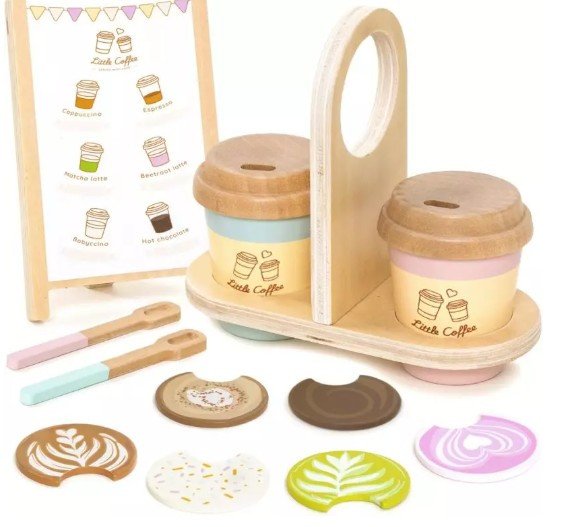 Dřevěná káva s sebou