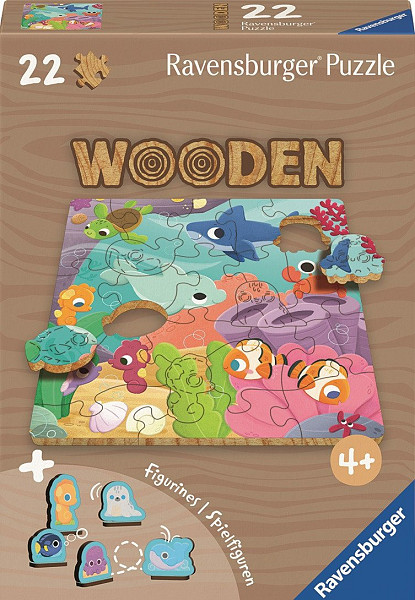 Dřevěné puzzle Podmořský svět 22 dílků