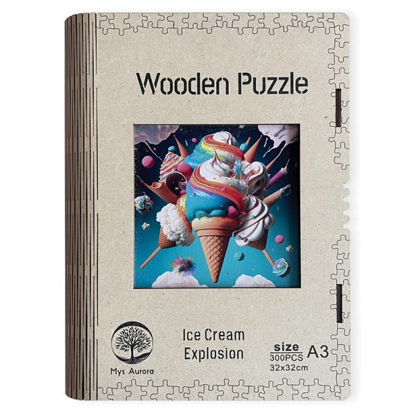 Dřěvěné puzzle/Zmrzlinová exploze A3