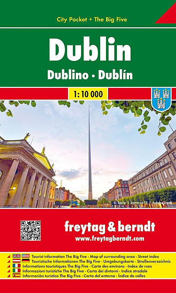 PL 95 CP Dublin 1:10 000 / kapesní plán města