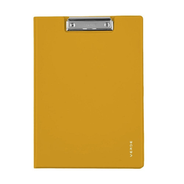 Dvojdeska A4 plast VERDE hořčice