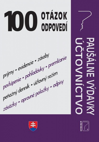 E-kniha 100 otázok a odpovedí - Paušálne výdavky, Účtovníctvo