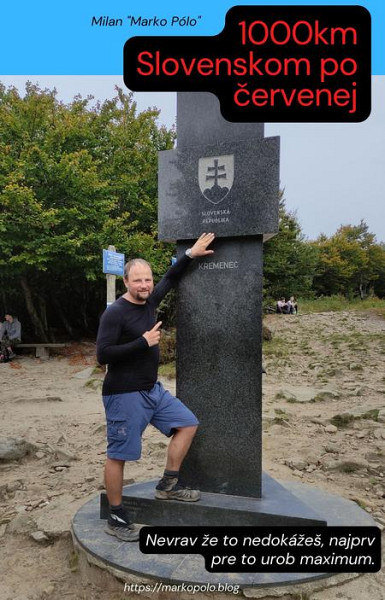 E-kniha 1000km Slovenskom po červenej