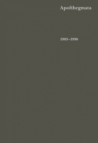 E-kniha Apofthegmata 1983–1990