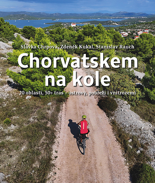 E-kniha Chorvatskem na kole - 20 oblastí, 50+ tras - ostrovy, pobřeží i vnitrozemí