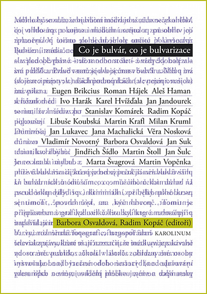 E-kniha Co je bulvár, co je bulvarizace