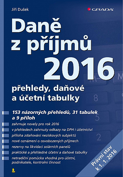 E-kniha Daně z příjmů 2016