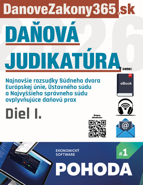 E-kniha Daňová judikatúra (I. diel)