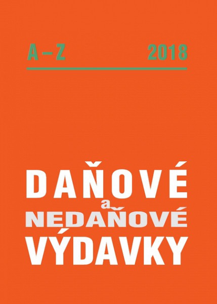 E-kniha Daňové a nedaňové výdavky A-Z 2018