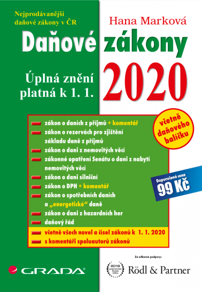 E-kniha Daňové zákony 2020