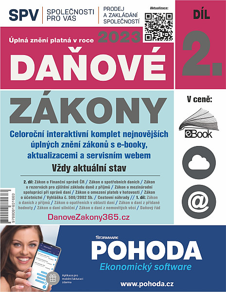E-kniha Daňové zákony 2023 XXL ProFi (Díl 2., právní stav 1. 1. 2023)