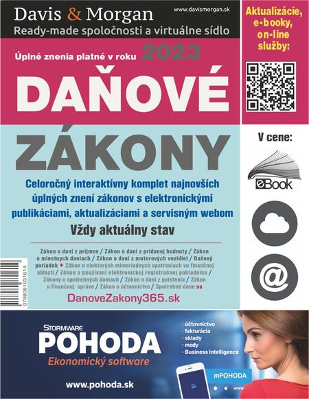 E-kniha Daňové zákony 2023 XXL ProFi SR
