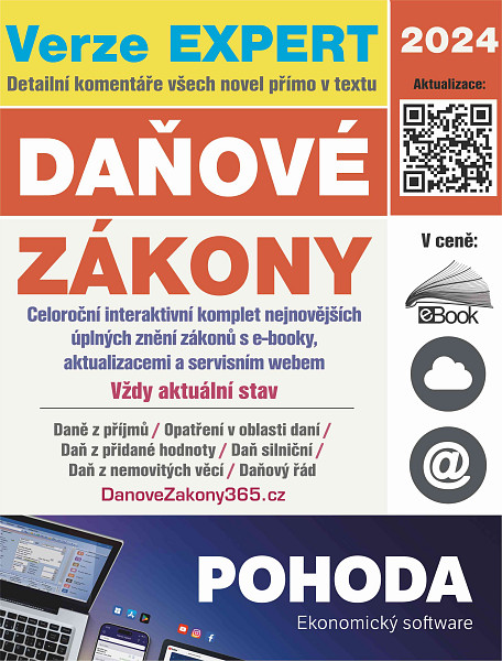 E-kniha Daňové zákony 2024 Expert