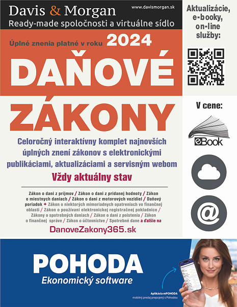 E-kniha Daňové zákony 2024 SR XXL ProFi