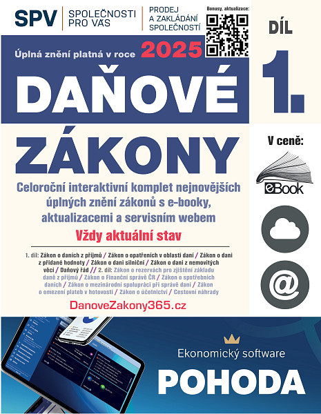 E-kniha Daňové zákony 2025 XXL ProFi (Díl 1., právní stav 1. 3. 2025)