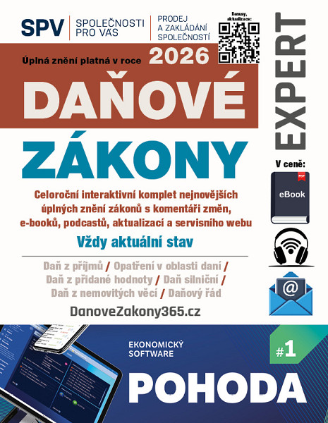 E-kniha Daňové zákony 2026 Expert