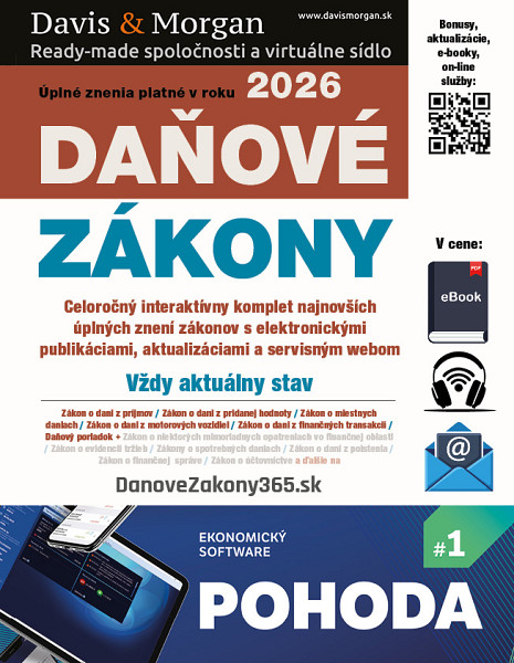E-kniha Daňové zákony 2026 SR XXL ProFi
