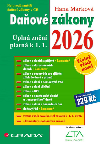 E-kniha Daňové zákony 2026