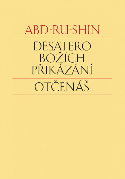 E-kniha Desatero Božích přikázání