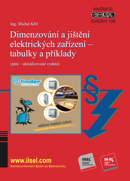 E-kniha Dimenzování a jištění elektrických zařízení – tabulky a příklady