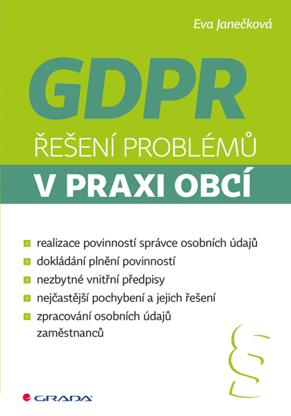 E-kniha GDPR - Řešení problémů v praxi obcí