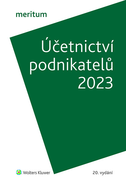 E-kniha meritum Účetnictví podnikatelů 2023