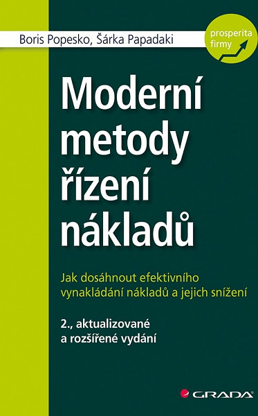 E-kniha Moderní metody řízení nákladů
