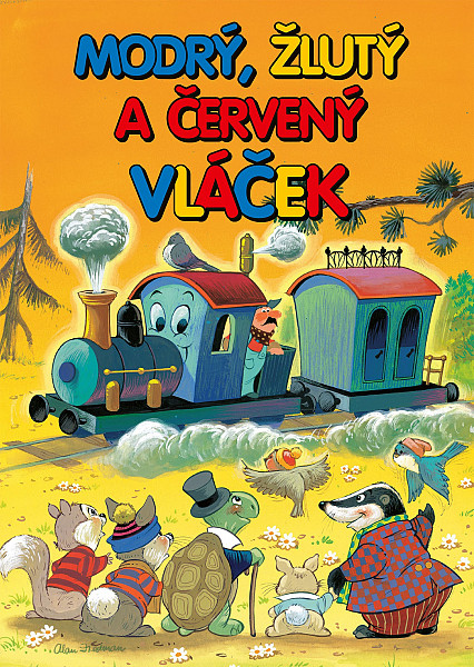 E-kniha Modrý, žlutý a červený vláček