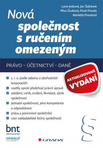E-kniha Nová společnost s ručením omezeným - aktualizované vydání