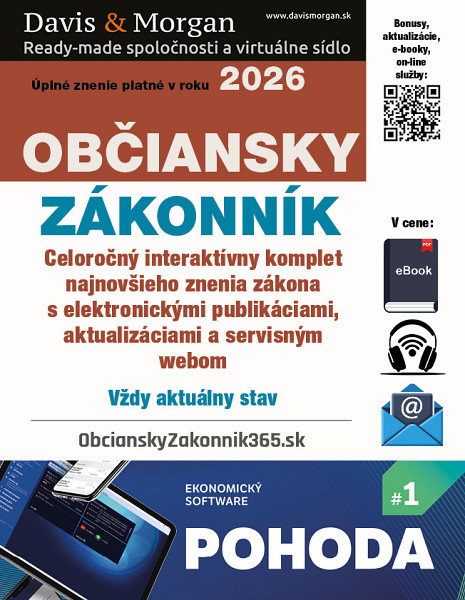 E-kniha Občiansky zákonník 2026