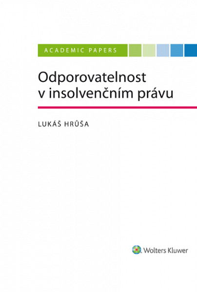 E-kniha Odporovatelnost v insolvenčním právu