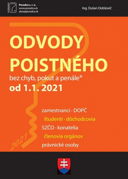E-kniha Odvody poistného od 1.1.2021