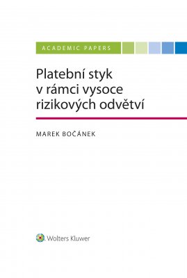 E-kniha Platební styk v rámci vysoce rizikových odvětví