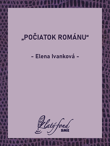 E-kniha „Počiatok románu“