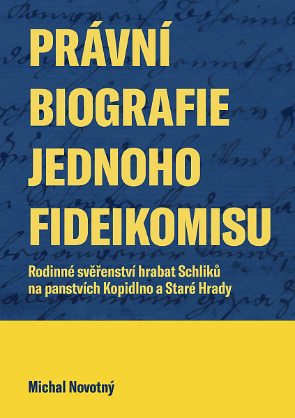 E-kniha Právní biografie jednoho fideikomisu
