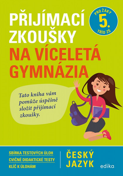 E-kniha Přijímací zkoušky na víceletá gymnázia – český jazyk