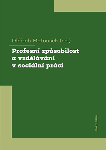E-kniha Profesní způsobilost a vzdělávání v sociální práci