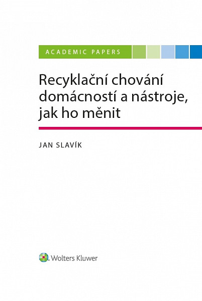 E-kniha Recyklační chování domácností a nástroje, jak ho měnit
