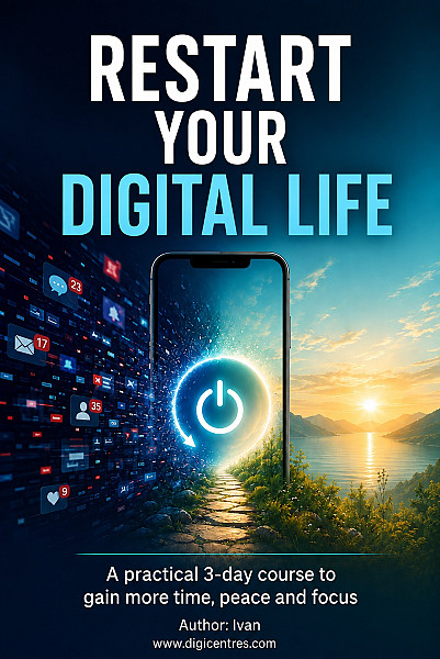 E-kniha Restart your digital life. A practical 3-day course to gain more time, peace and focus