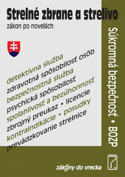 E-kniha Strelné zbrane a strelivo - zákon po novelách