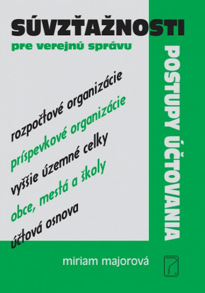 E-kniha Súvzťažnosti pre verejnú správu